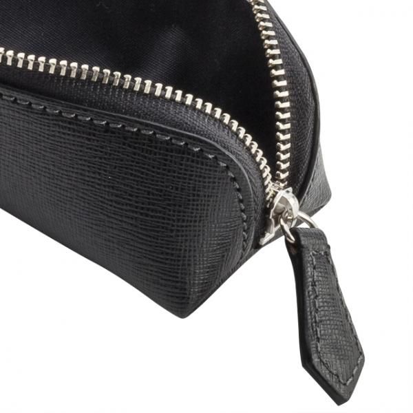 Spad by Br サフィアーノ ジッパータイプ ペンケース No.265-10 ブラック