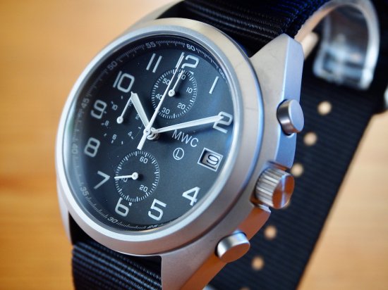 MWC時計 メンズ腕時計 RAF 英国空軍 ミリタリー クロノグラフ 