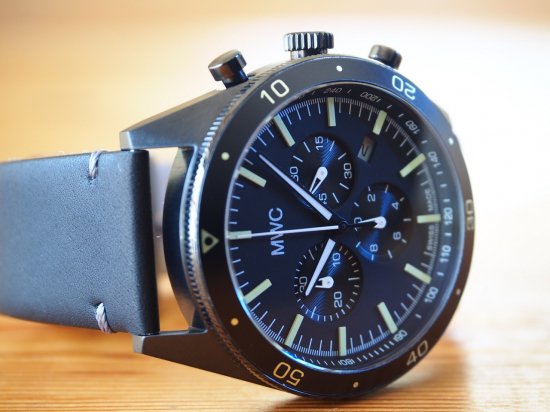 【世界限定200個】ミリタリーウォッチ MWC時計 メンズ腕時計 シビリアン クロノグラフ PVD