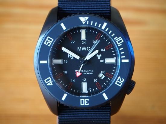 MWC 500mミリタリーダイバーズPVD 潜水艦乗組員 GMT- MWC時計専門店