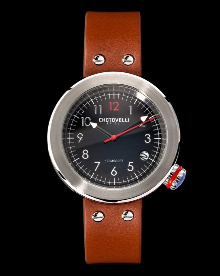 時計 腕時計 コトベリー Chotovelli Gauge 8800-1 45mm MIYOTA シチズン クォーツ Alfa Romeo  アルファロメオ スピードメーター