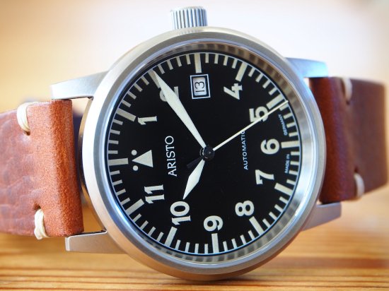アリスト　ドイツ製腕時計　パイロットウォッチムーブメント自動巻き式