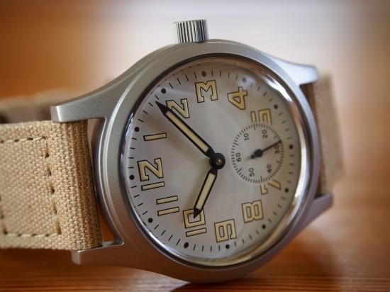 【美品 OH済】ELGIN エルジン ミリタリー◆復刻 WW2 手巻き 米軍 A