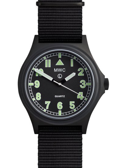 NATO正式採用】軍用時計 ミリタリーウォッチ MWC時計 G10 100m サファイア NSNナンバー取得 スイスロンダ 10年電池 ノンデイト  40mm 欧州軍用基準 ミルスペック