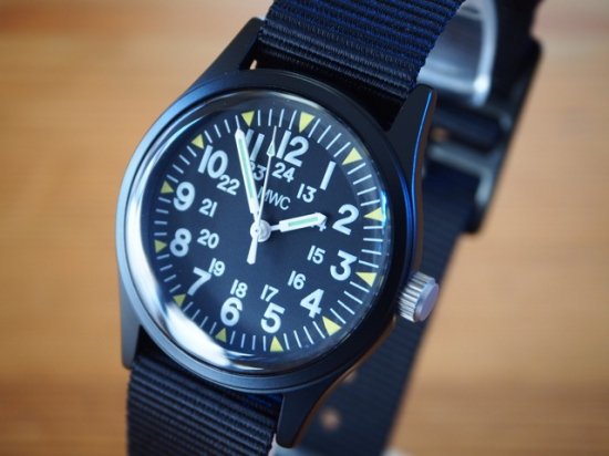 MWC1960/70s ベトナム戦争モデル ブラック- MWC時計専門店~UNLIMITED | アメリカ軍やドイツ軍やイタリア軍やフランス軍の軍用時計