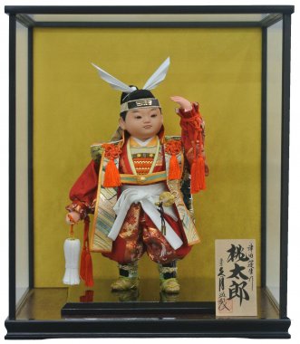 津田蓬生作 久月監製 桃太郎（10号）　ケース付き - ひのでや 久月正規特約店