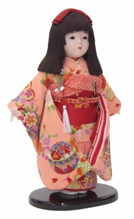 市松人形　お着物&被布　42㎝位の子向き 市松人形お着物&被布42㎝位の子向き