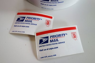 USPS アメリカ郵政公社 ステッカー ラベル 大1ロール - テープ