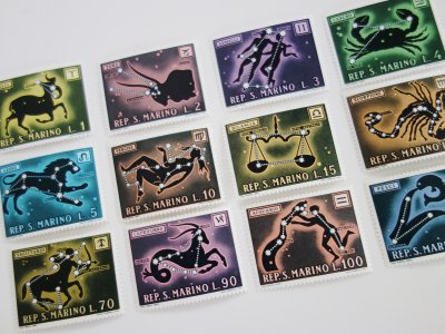 サンマリノ 星座の切手 - Ju-co 海外紙もの・輸入雑貨・ラッピング用品