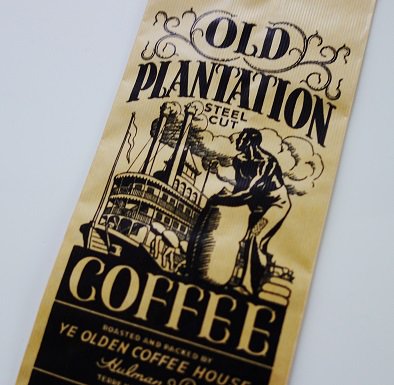 ヴィンテージ コーヒーバック OLD PLANTATION - Ju-co 海外紙もの