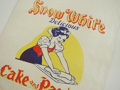 ヴィンテージ 小麦粉の袋 Snow White - Ju-co 海外紙もの・輸入雑貨・ラッピング用品・アンティークのお店