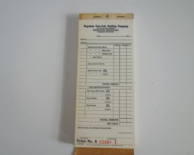 ヴィンテージ コカコーラ伝票 195 - Ju-co 海外紙もの・輸入雑貨