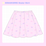 009ASKSRRE Skater Skirt