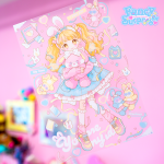 <img class='new_mark_img1' src='https://img.shop-pro.jp/img/new/icons1.gif' style='border:none;display:inline;margin:0px;padding:0px;width:auto;' />うさぎはアイドル！クリアポストカード