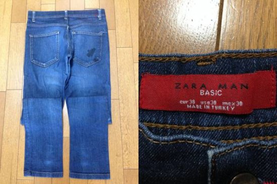 ZARA ザラ ストレッチデニム サイズ：eur38/usa30/mex30 【中古】 古着