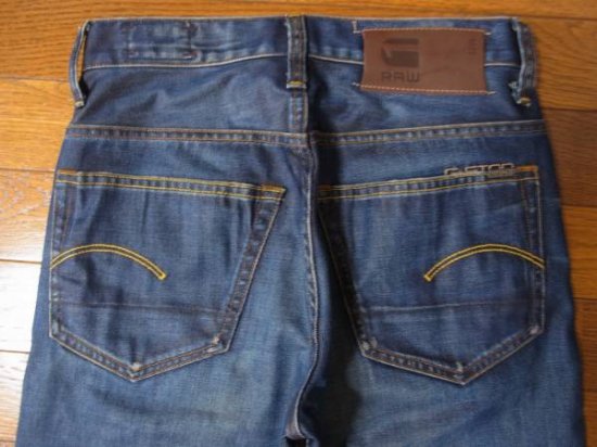 G-STAR RAW ジースターロウ　３３０１　デニムパンツ　サイズ：WIDTH:28 LENGTH:32 【中古】 古着 メンズ フルギックス -  中古ジーンズ・古着専門通販「FuRuGIX」