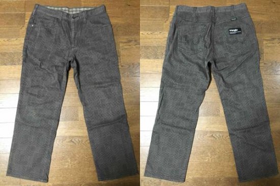 Wrangler ラングラー Ｗ０４２３３ 千鳥柄チェックパンツ サイズ：30 【中古】 古着 メンズ フルギックス -  中古ジーンズ・古着専門通販「FuRuGIX」