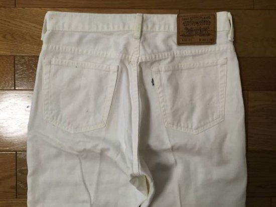 Levi's リーバイス 520-51 ホワイトパンツ サイズ：W30 L34 【中古