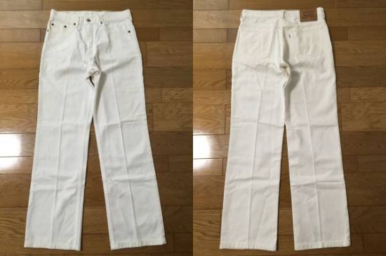 Levi's リーバイス 520-51 ホワイトパンツ サイズ：W30 L34 【中古