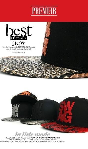 スナップバックキャップ メンズ レディース [SWAG] 全4色の通販