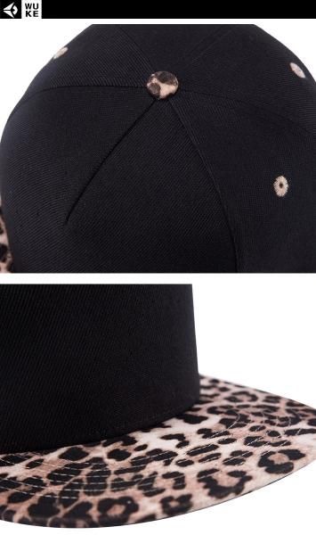 スナップバックキャップ メンズ レディース [つばヒョウ柄]の通販