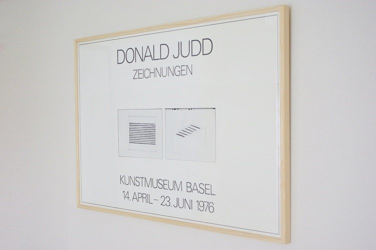 Donald Judd Poster - album. ミッドセンチュリーのデザインを中心に