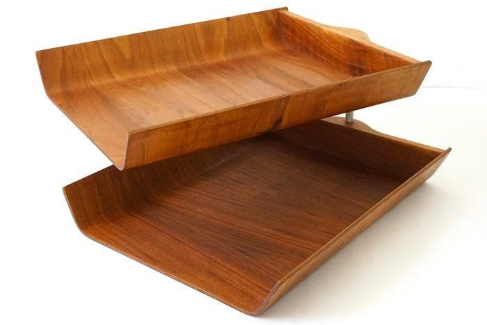 Double Letter Tray Florence Knoll - album. ミッドセンチュリーの