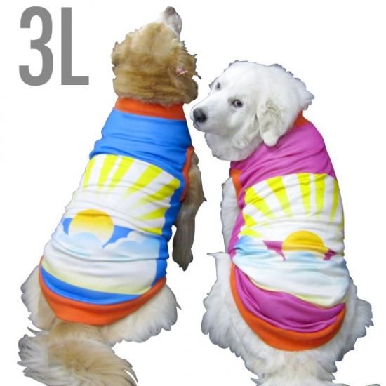 犬服 いぬ服 ドッグタンクトップ お正月や晴れの日 日の出全面プリントタンクトップ 3lサイズ 超大型犬 犬服 いぬ服 ドッグタンクトップ お正月や晴れの日 日の出全面プリントタンクトップ 3lサイズ 超大型犬