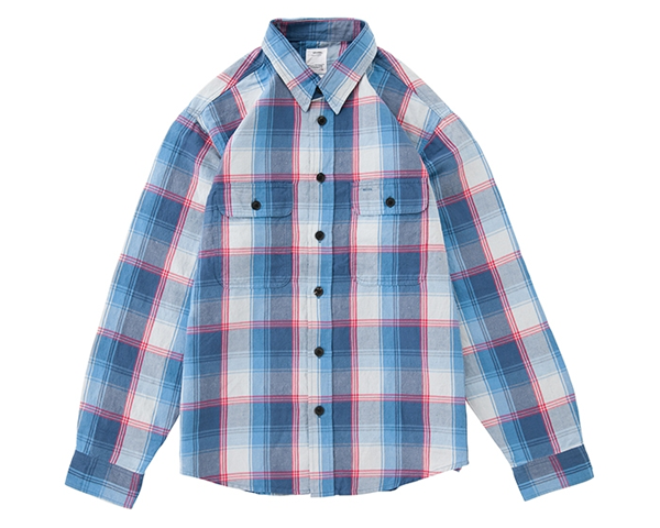 VISVIM 品番 0119405011002 HANDYMAN SHIRT L/S ロングシャツ 長袖 ネイビー サイズ1 正規品 / 28949