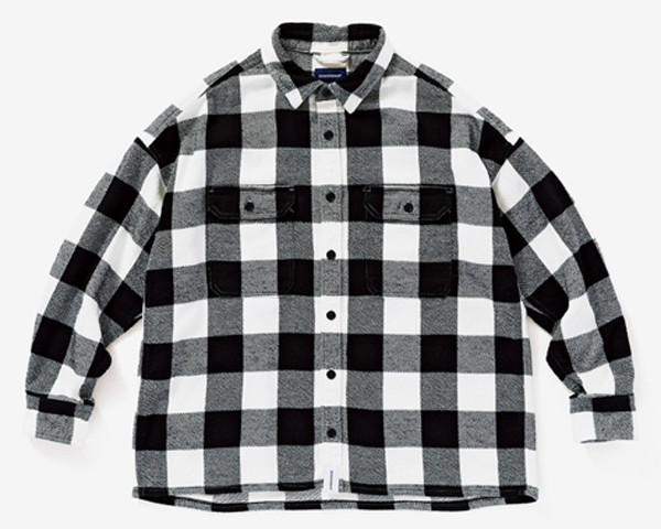 19aw DESCENDANT VANING CHECK LS SHIRT-eastgate.mk