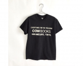 <img class='new_mark_img1' src='https://img.shop-pro.jp/img/new/icons50.gif' style='border:none;display:inline;margin:0px;padding:0px;width:auto;' />[COW BOOKS] Book Vendor T-shirts (Logo/ Black,White)