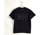 <img class='new_mark_img1' src='https://img.shop-pro.jp/img/new/icons50.gif' style='border:none;display:inline;margin:0px;padding:0px;width:auto;' />[COW BOOKS] Book Vendor T-shirts (Logo /Black×Black)