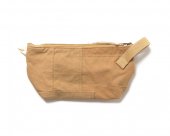 <img class='new_mark_img1' src='https://img.shop-pro.jp/img/new/icons50.gif' style='border:none;display:inline;margin:0px;padding:0px;width:auto;' />[hobo] COTTON FRENCH ARMY CLOTH PATCHWORK POUCH