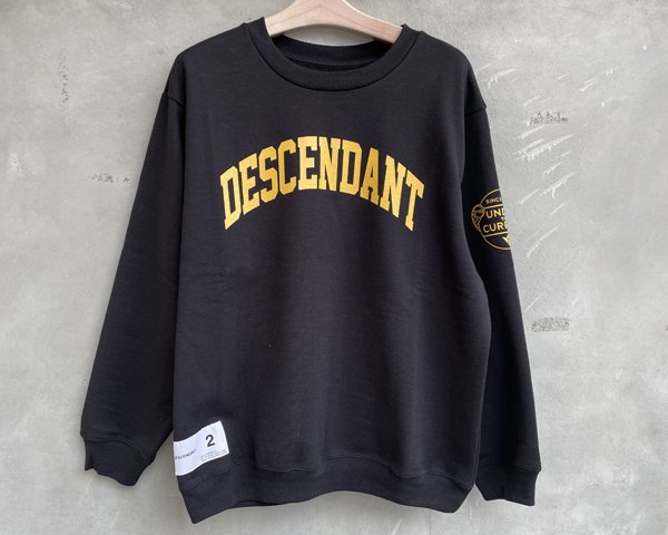 DESCENDANT] TEAM CREW NECK SWEATSHIRT [ACOUSTICROCK] 札幌