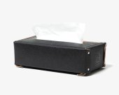 [hobo] SNAP BUTTON TISSUE BOX COW LEATHER