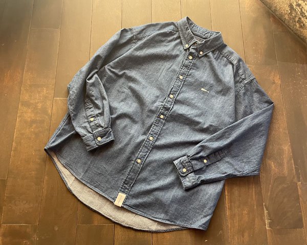 DESCENDANT] KENNEDY'S DENIM LS SHIRT STANDARD [ACOUSTICROCK] 札幌