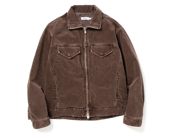 ヒート TRUCKER BLOUSON T/C CORD SOLFUR DYED VW - 通販 - www