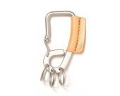 [hobo] CARABINER KEY RING OILED COW LEATHER
