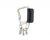 <img class='new_mark_img1' src='https://img.shop-pro.jp/img/new/icons8.gif' style='border:none;display:inline;margin:0px;padding:0px;width:auto;' />[hobo] CARABINER KEY RING L with COW LEATHER