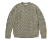 <img class='new_mark_img1' src='https://img.shop-pro.jp/img/new/icons8.gif' style='border:none;display:inline;margin:0px;padding:0px;width:auto;' />[nonnative] WORKER ARAN SWEATER KID MOHAIR/W/N/P YARN