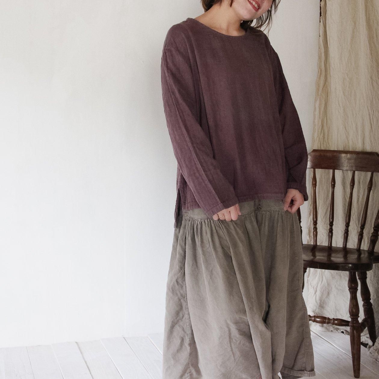 うさとの服　フード付トップス　草木染　手織り　天然素材 ホーム - earthharmony主催のうさと展のご案内です！千葉・茨城