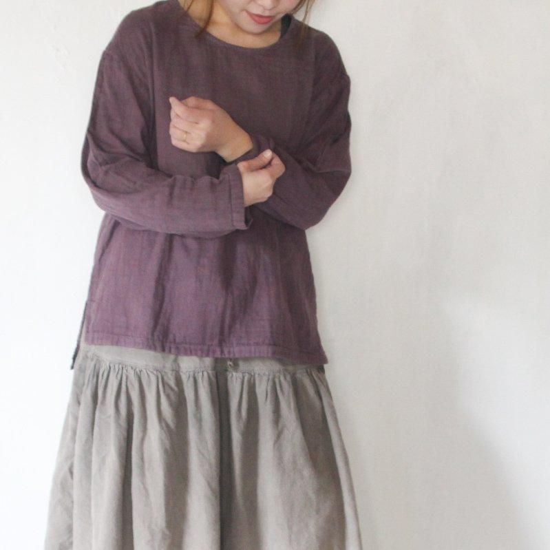 涼風-スズカゼ- | 草木染めダブルガーゼトップス - ISTIST -草木染めの