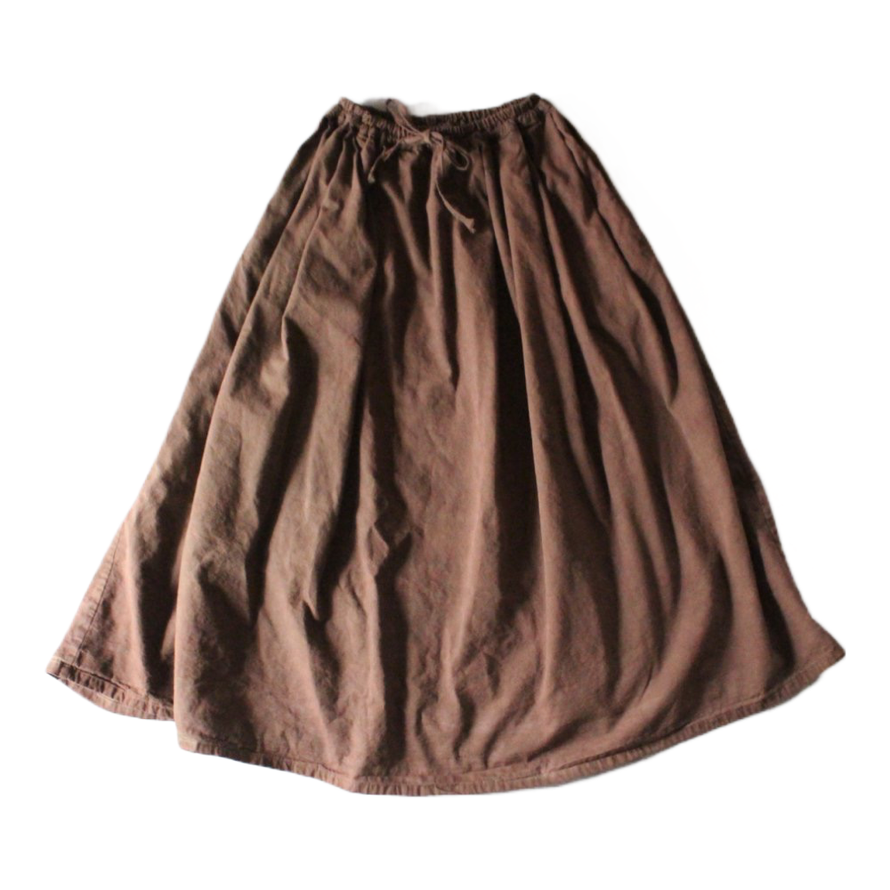volume tuck skirt