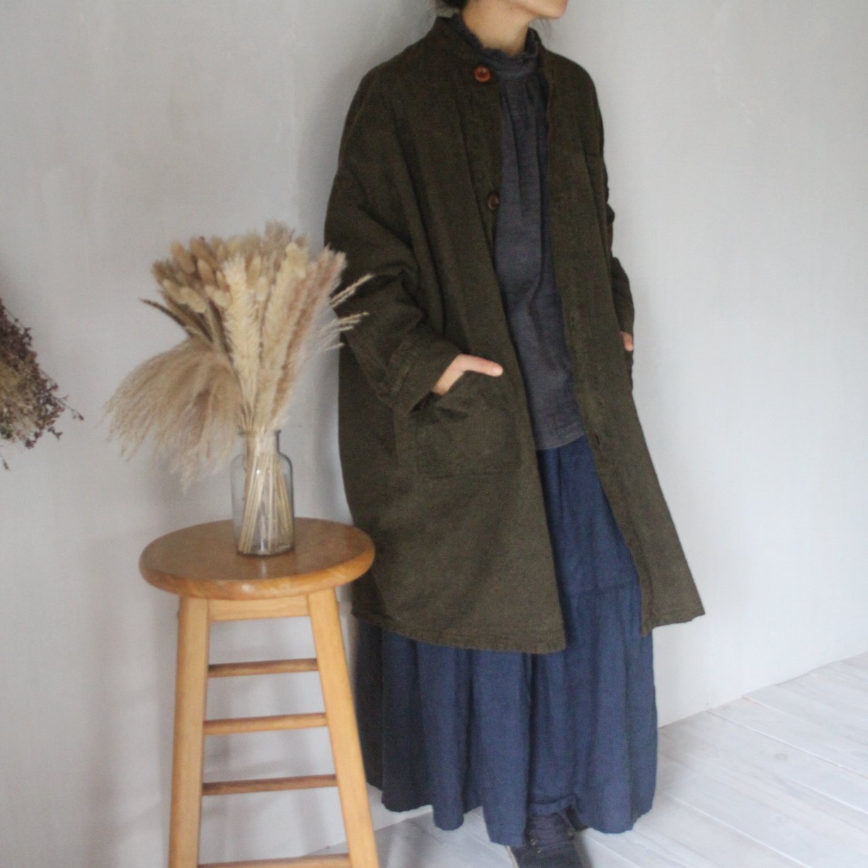 vintage cocoon coat /