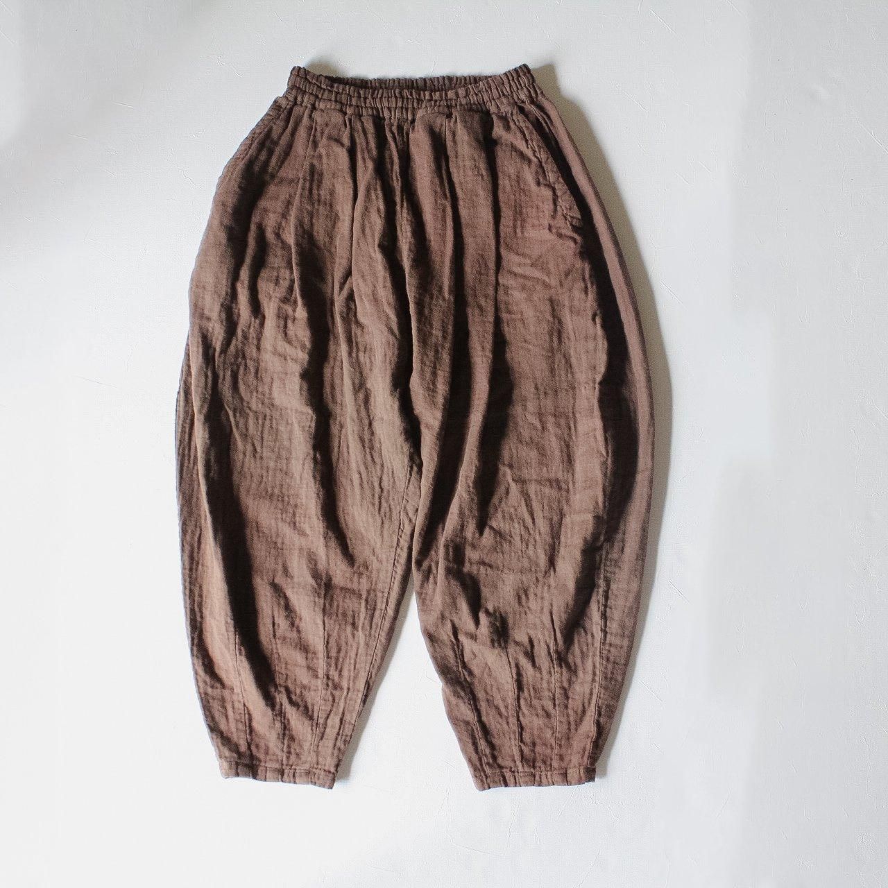 gauze farmers pants - ISTIST -草木染めの服- naturalcolor/design