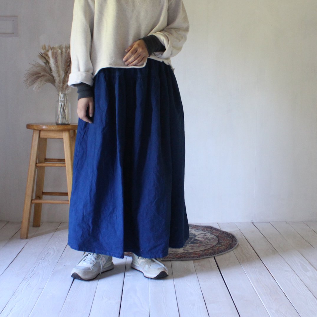 cotton tiered skirt / Ŀ