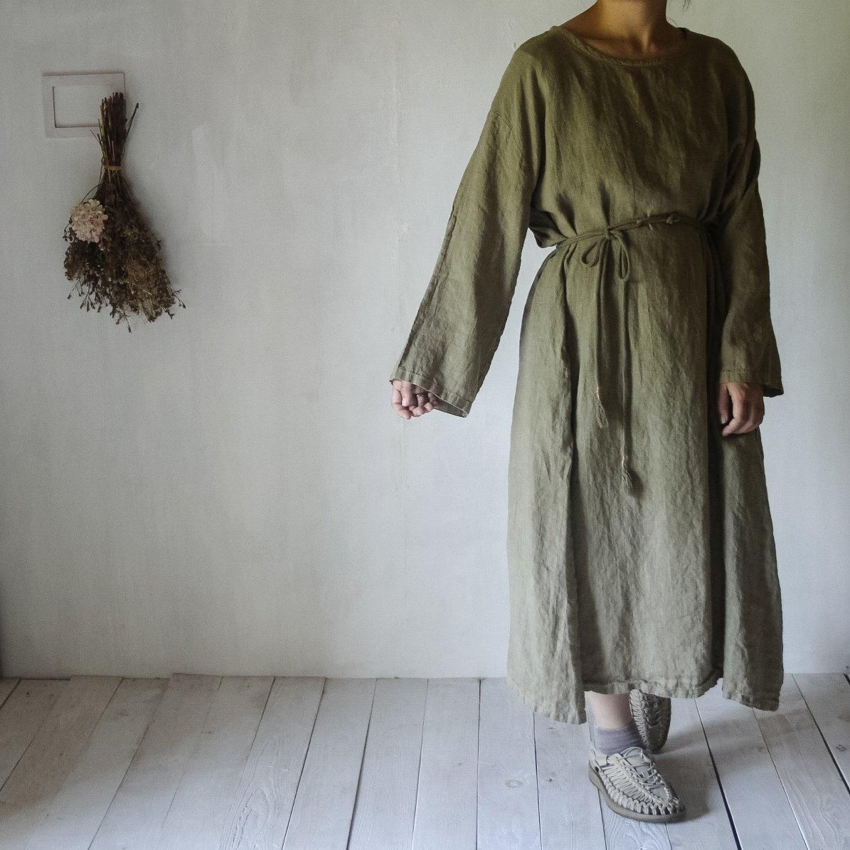 リネン 細番手 - ISTIST -草木染めの服- naturalcolor/design