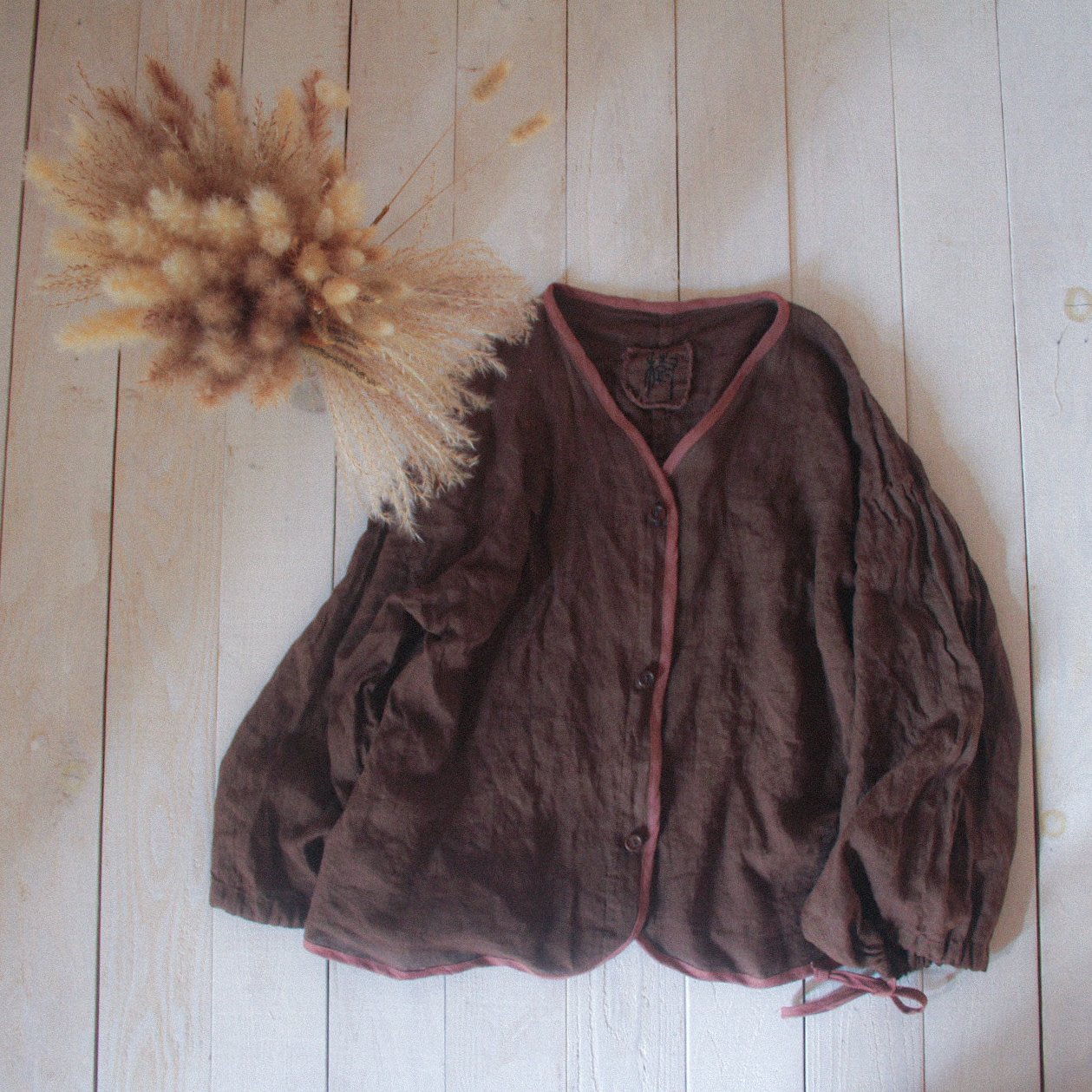 µ linen cardigan / ݿ߾Ʀ ڼ