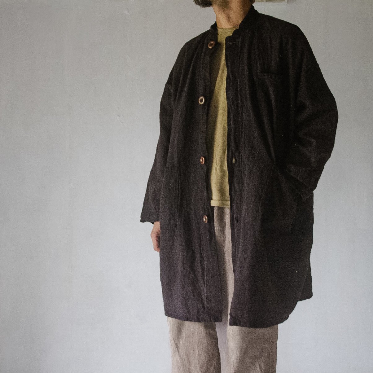 vintage cocoon coat / 