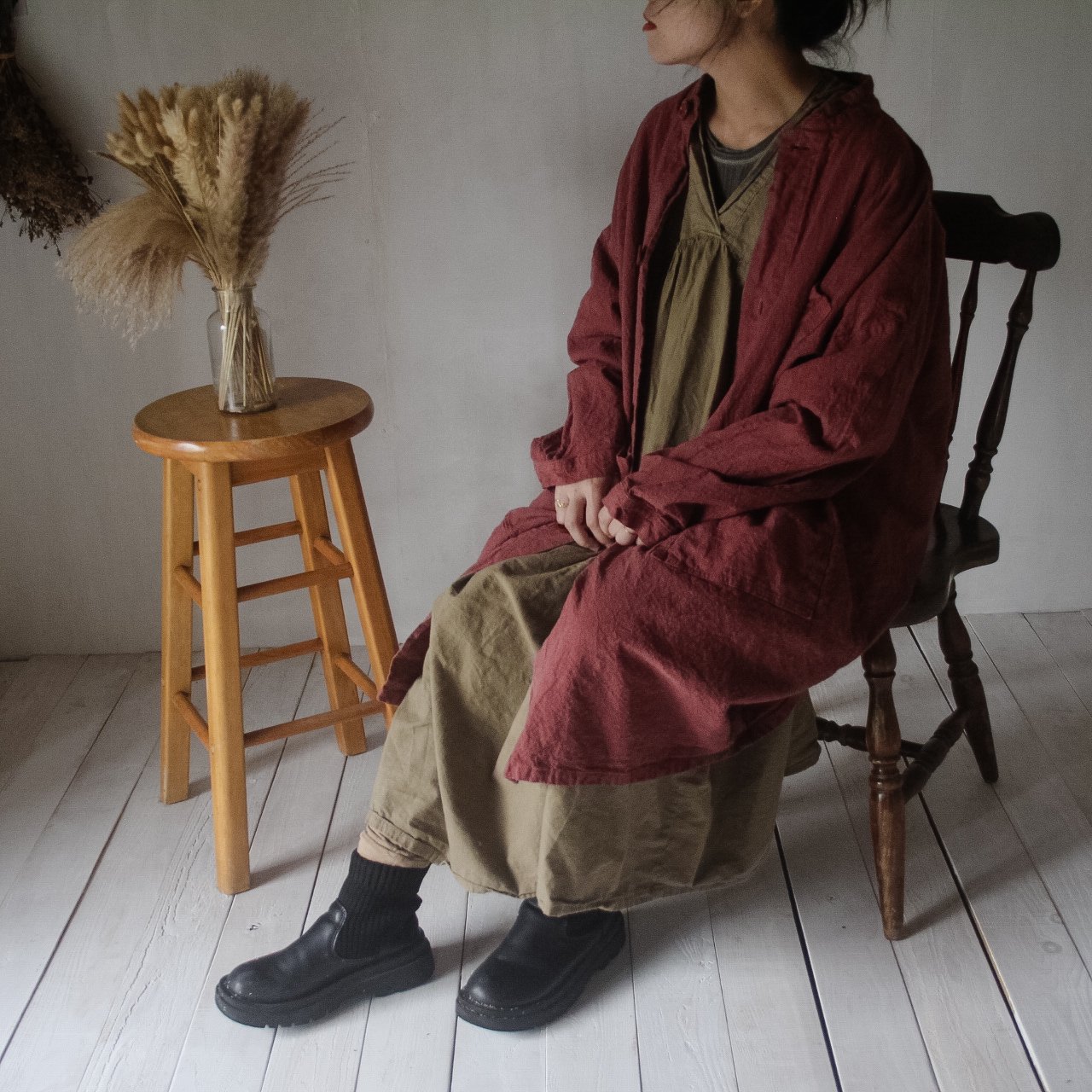 vintage cocoon coat / Ʀ